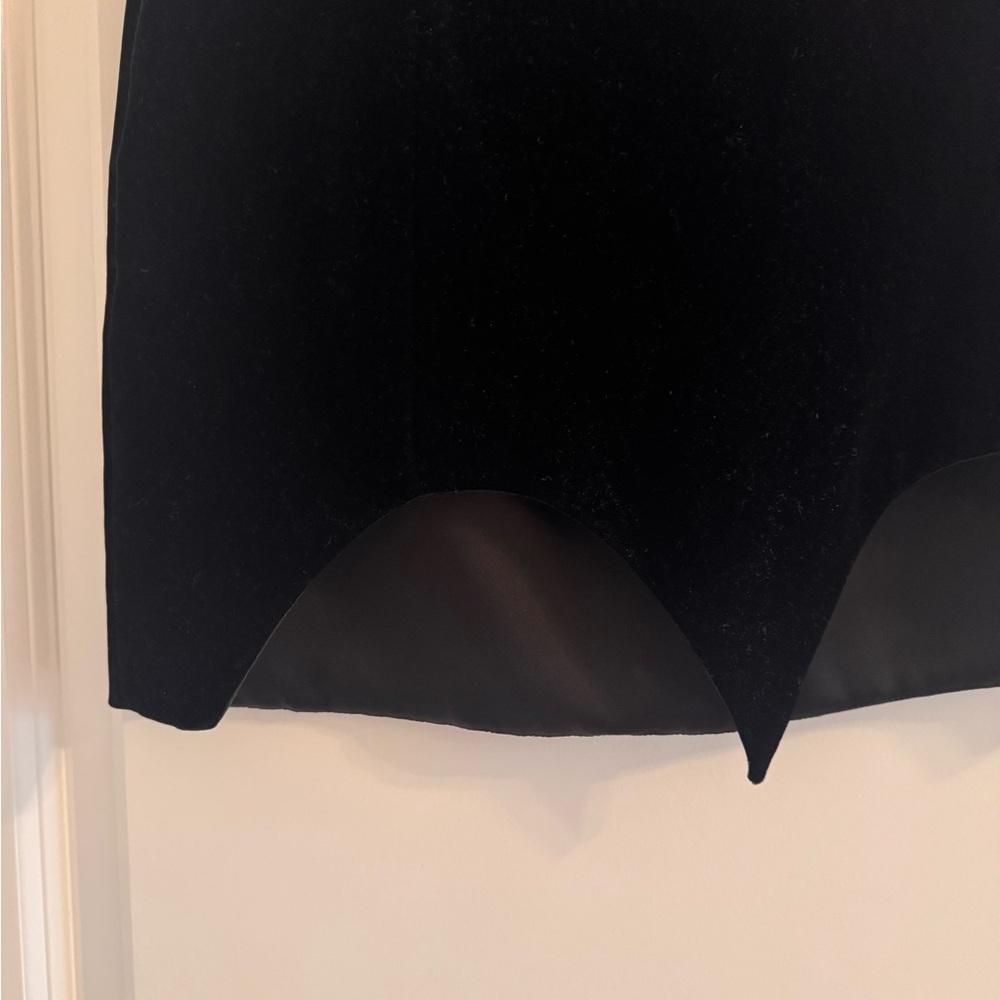 Saint Laurent Mini Black Velvet Women's Skirt 38FR - Picture 5 of 7